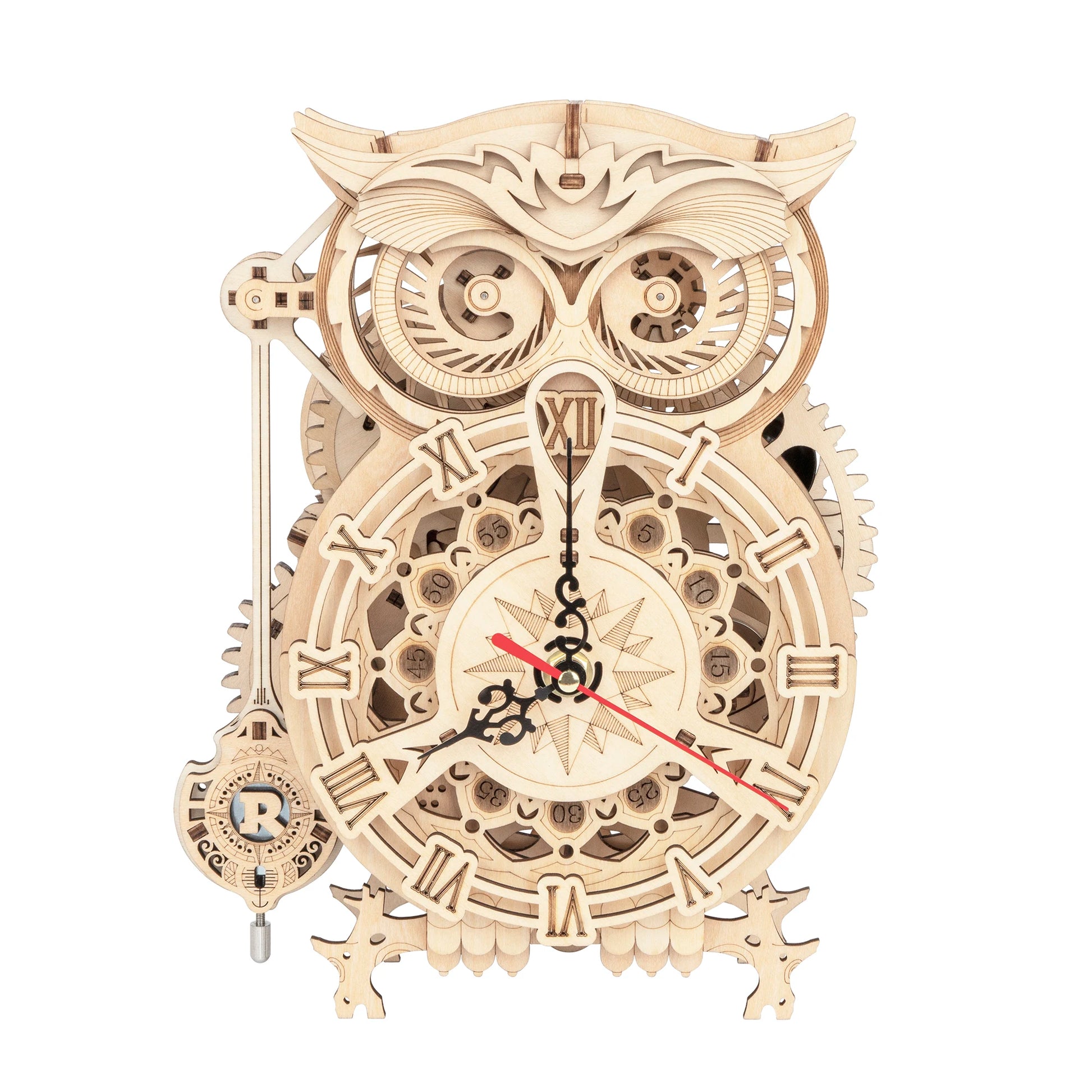 Robotime Rokr 3D Owl Desk Clock Kit LK503