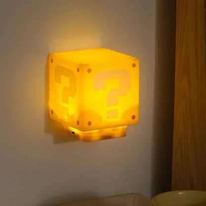 Super Mario Question Mark Block LED Light