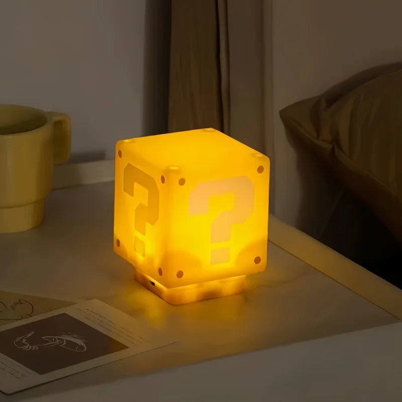 Super Mario Question Mark Block LED Light