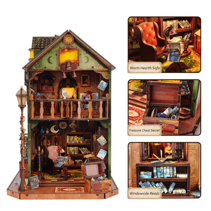 Owl Library DIY Miniature House Kit - Image 5