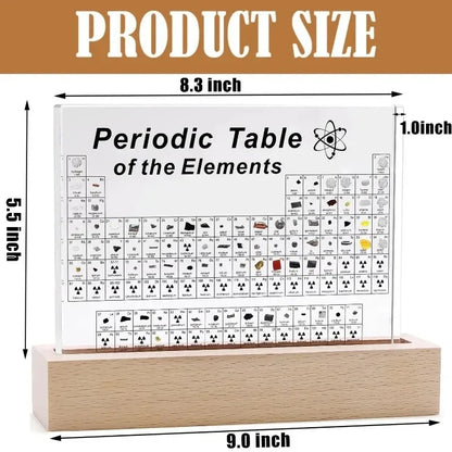 Acrylic Periodic Table Display – USB LED Desk Ornament