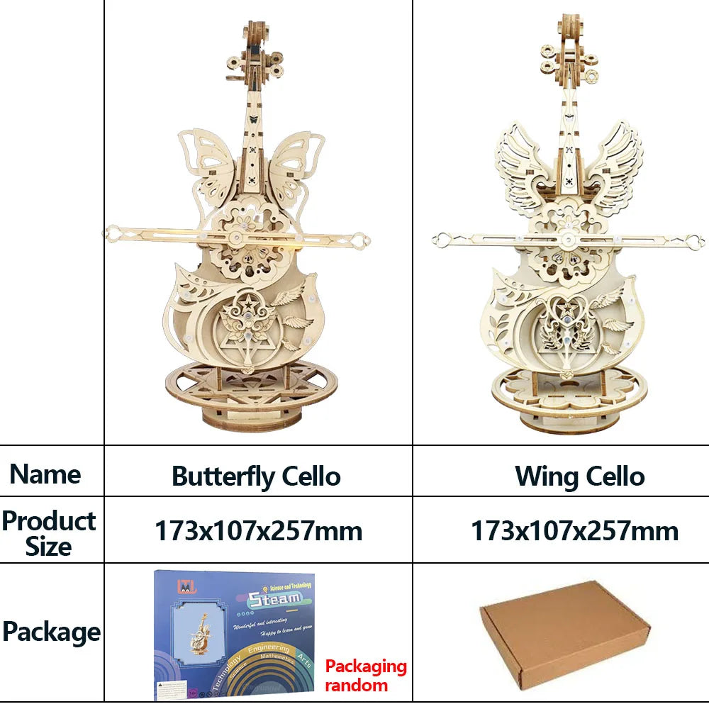 Cello Violin Music Box Kit - Image 5