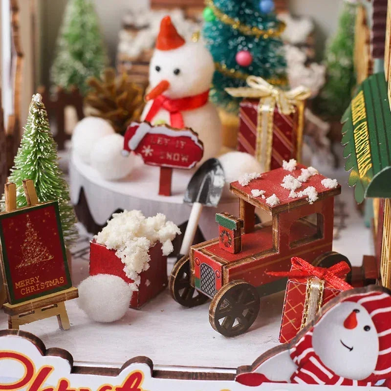 Christmas Window House DIY book nook kit - view 6