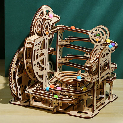 Marble Run 3D Wooden Puzzle - Side View