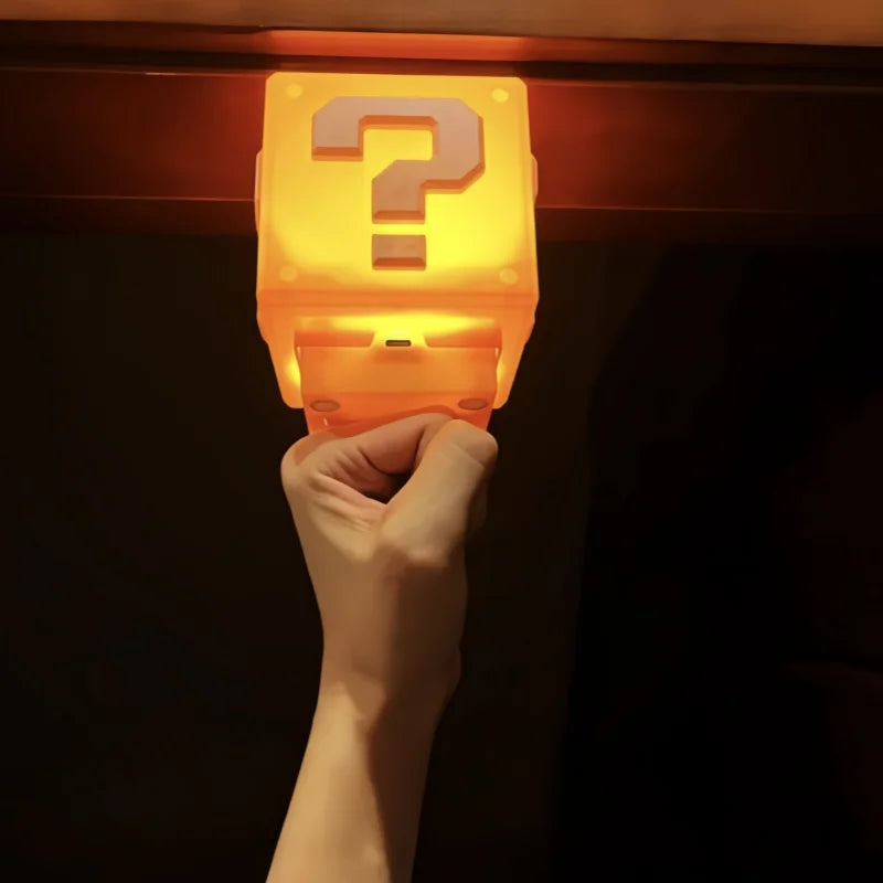 Super Mario Question Mark Block LED Light