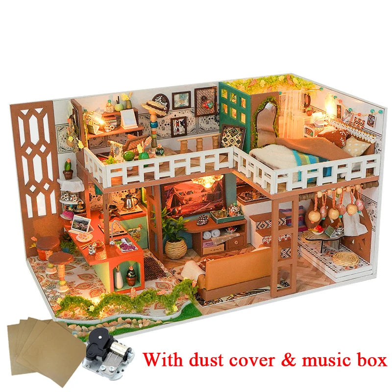 Bohemian Loft DIY Miniature House Kit - Image 7