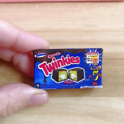 1/12 Scale Miniature Hostes,s Cakes Dollhouse Food Mini Cakes Mini Dollhouse Groceries Mini Doll Food Diorama and Snack Cake Book Nook Kit Australia