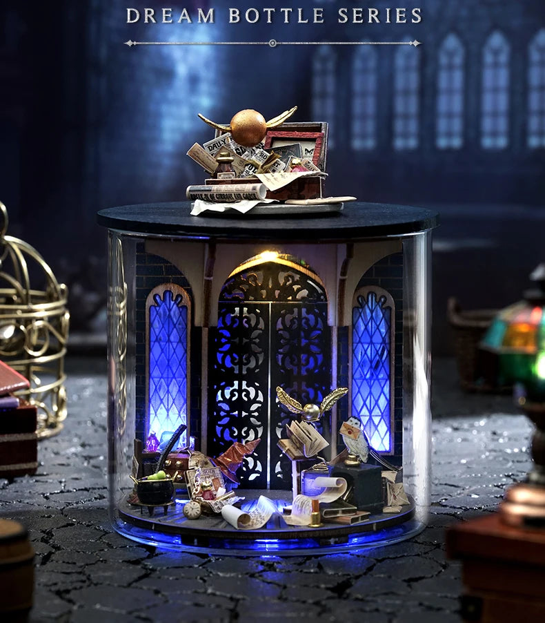 B-045 DIY Miniature House Kit Book Nook Kit Australia