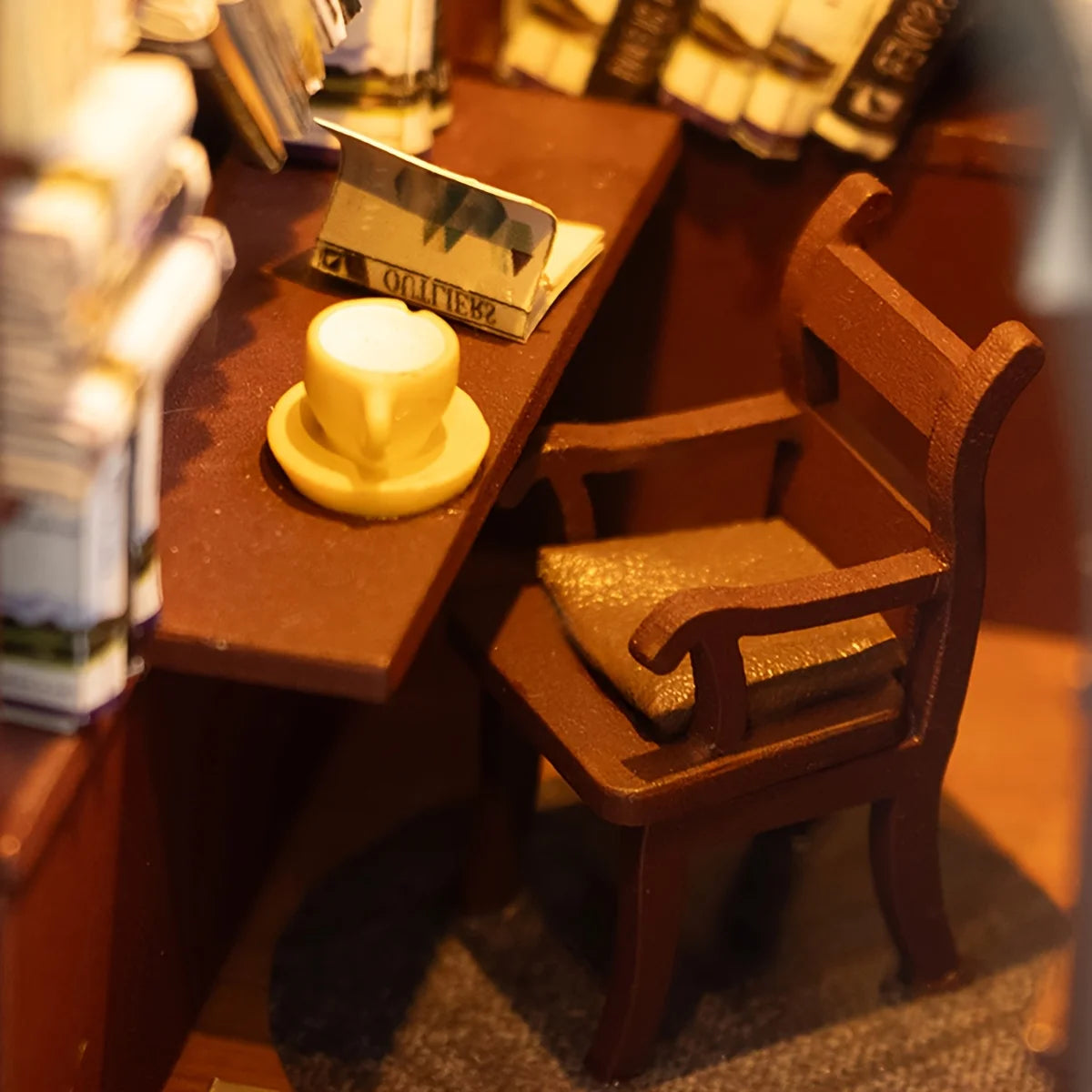 Library DIY Miniature House Kit - Image 5