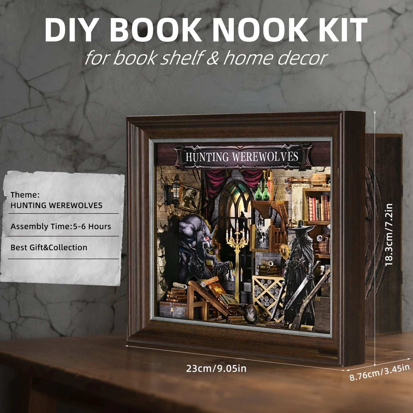Werewolf Hunter DIY Book Nook Kit Book Nook Kit Australia