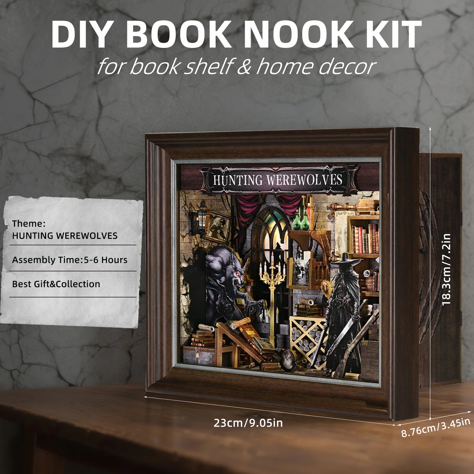 Werewolf Hunter DIY Book Nook Kit Book Nook Kit Australia
