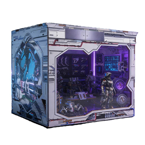 DIY Wooden International Space Station Casa Miniature Model Kits With LED Lights Dollhouse for Friends Birthday Gifts Book Nook Kit Australia