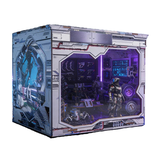 International Space Station LED DIY Miniature House Kit