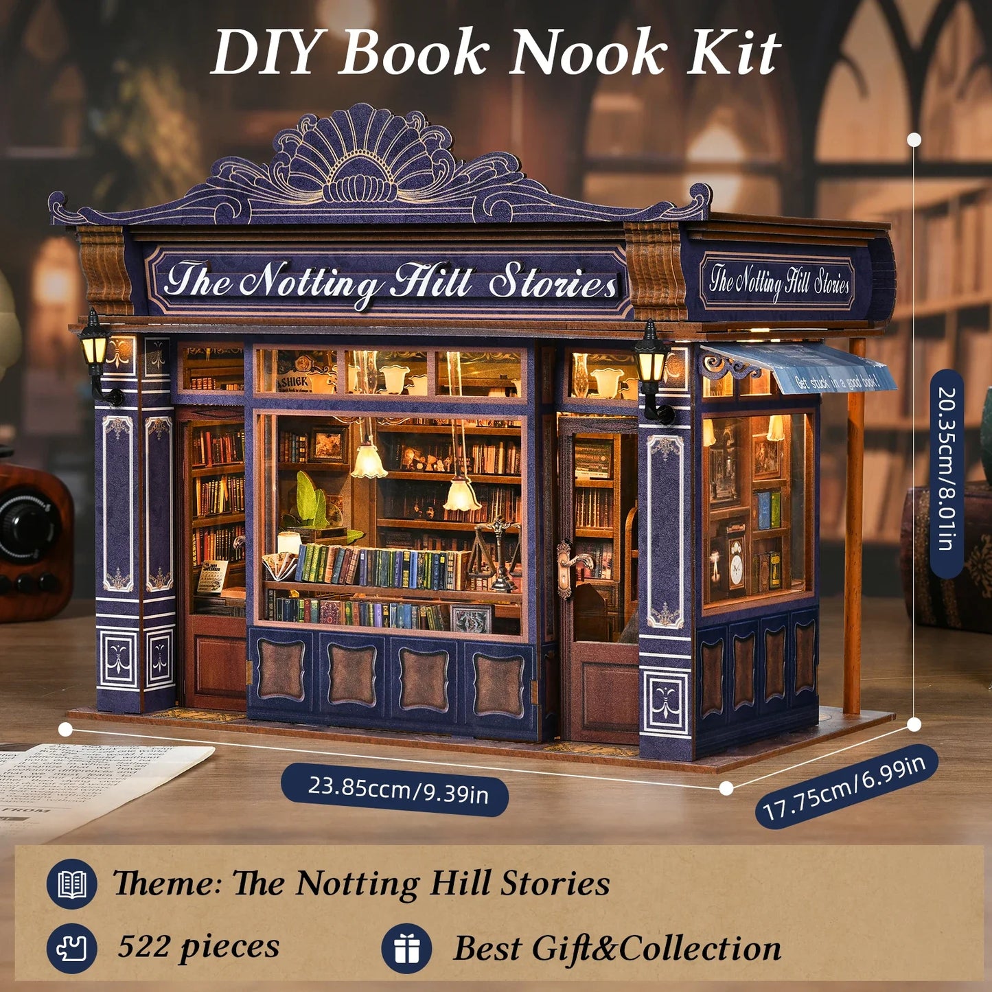 Notting Hill Story DIY Book Nook Kit Book Nook Kit Australia