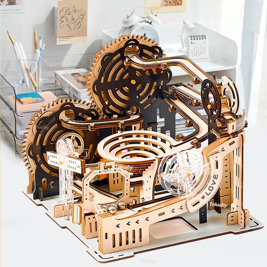 Marble Run 3D Wooden Puzzle - Book Nook Kit Australia