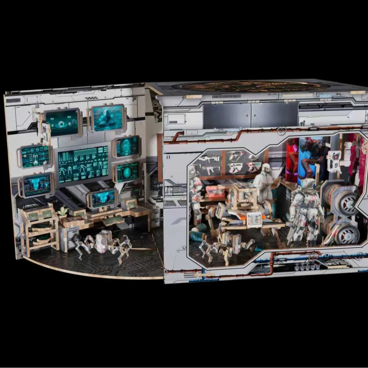DIY Wooden International Space Station Casa Miniature Model Kits With LED Lights Dollhouse for Friends Birthday Gifts Book Nook Kit Australia