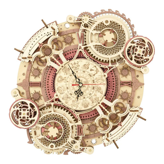 Robotime Rokr Steampunk Wall Clock Kit – DIY Mechanical Assembly