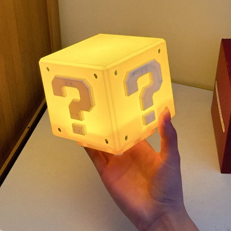 Super Mario Question Mark Block LED Light