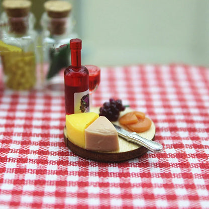 Cake Wine Dish Miniature Accessory