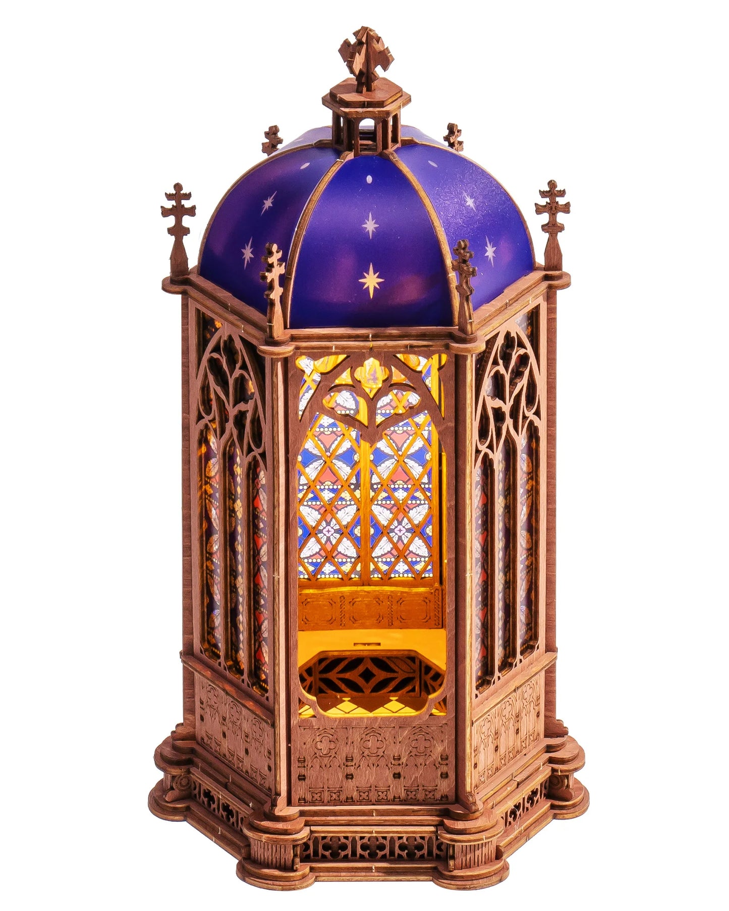 ROBOTIME Rolife TG Series Gothic Architecture Building Kit 3 Cathedral Models Stress Relief Craft Perfect Birthday Gift for M