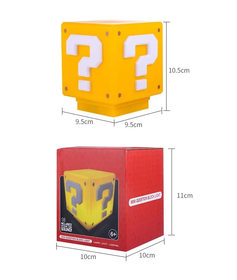 Super Mario Question Mark Block LED Light