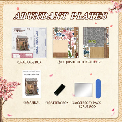 Sakura Kimono Shop DIY Book Nook Kit - Image 6