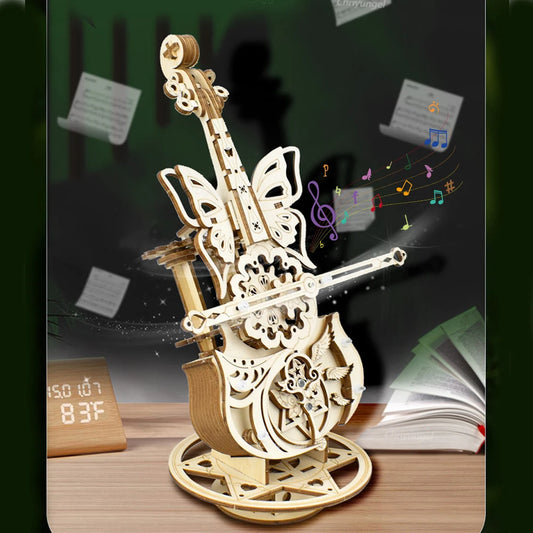 Cello Violin Music Box Kit - Book Nook Kit Australia