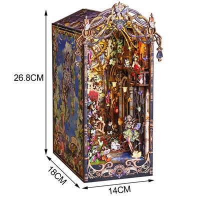 Fairy Tale Elf Home DIY book nook kit, woodland elf cottage scene - view 8
