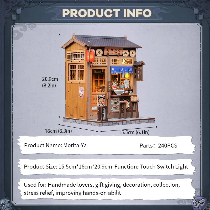 Japanese DIY Book Nook Kit - Detail