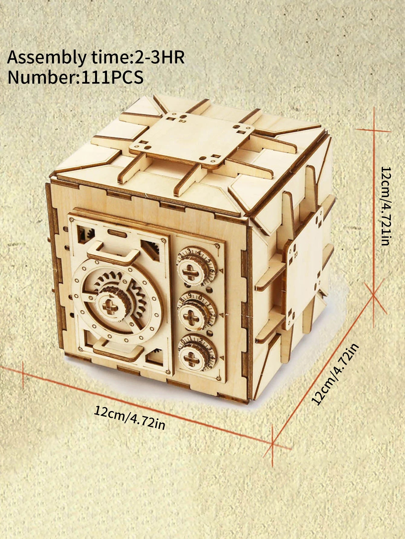 Locker Puzzle Box 3D Wooden Puzzle - Image 5