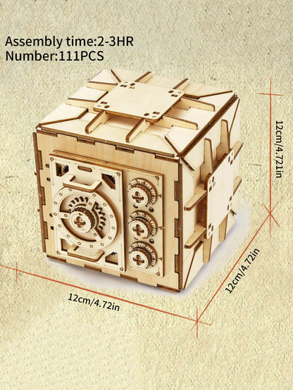 Locker Puzzle Box 3D Wooden Puzzle - Image 5