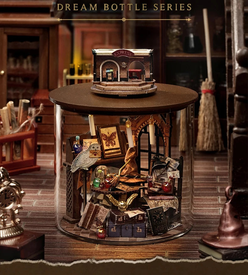 B-045 DIY Miniature House Kit Book Nook Kit Australia