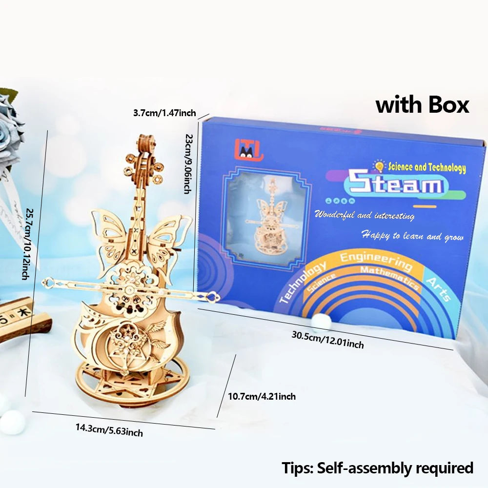 Cello Violin Music Box Kit - Image 6