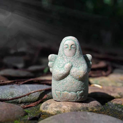 Zelda Shrine Stone Statue – Gaming Collectible Figurine