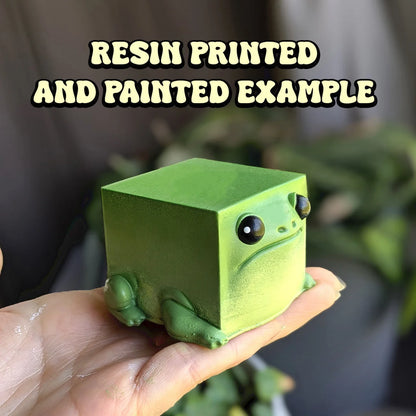 Cute Frog Resin Figurine – Desktop Shelf Decoration