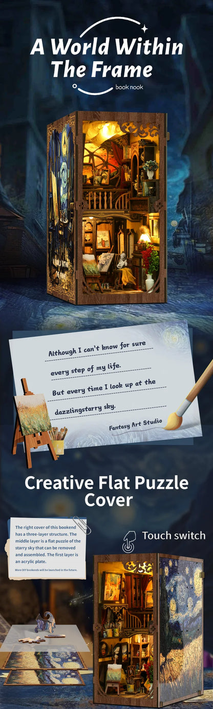 BV02-015 DIY Book Nook Kit Book Nook Kit Australia