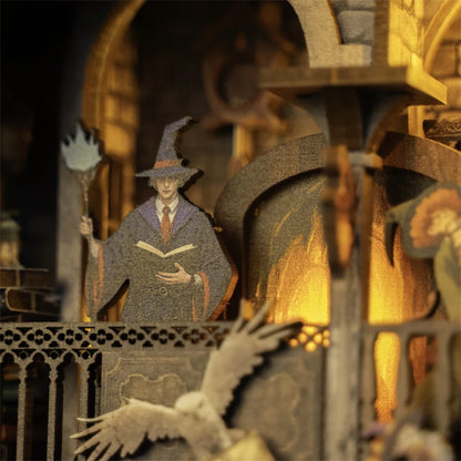 YQ-04-S DIY Miniature House Kit Book Nook Kit Australia