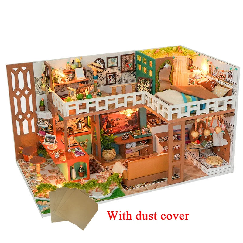 Bohemian Loft DIY Miniature House Kit - Image 8