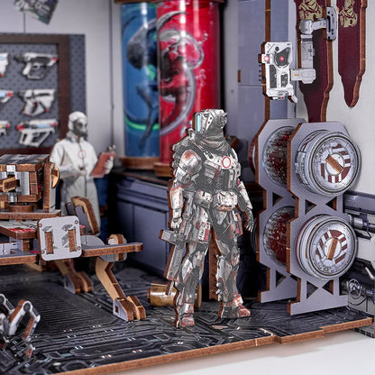 DIY Wooden International Space Station Casa Miniature Model Kits With LED Lights Dollhouse for Friends Birthday Gifts Book Nook Kit Australia