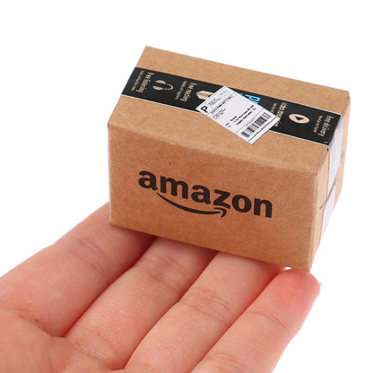 Mini Amazon Parcel Box 1:12 Dollhouse Accessory