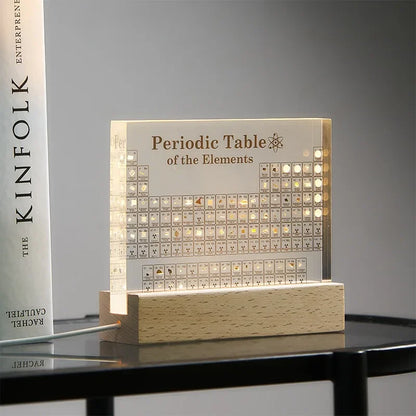 Acrylic Periodic Table Display – USB LED Desk Ornament