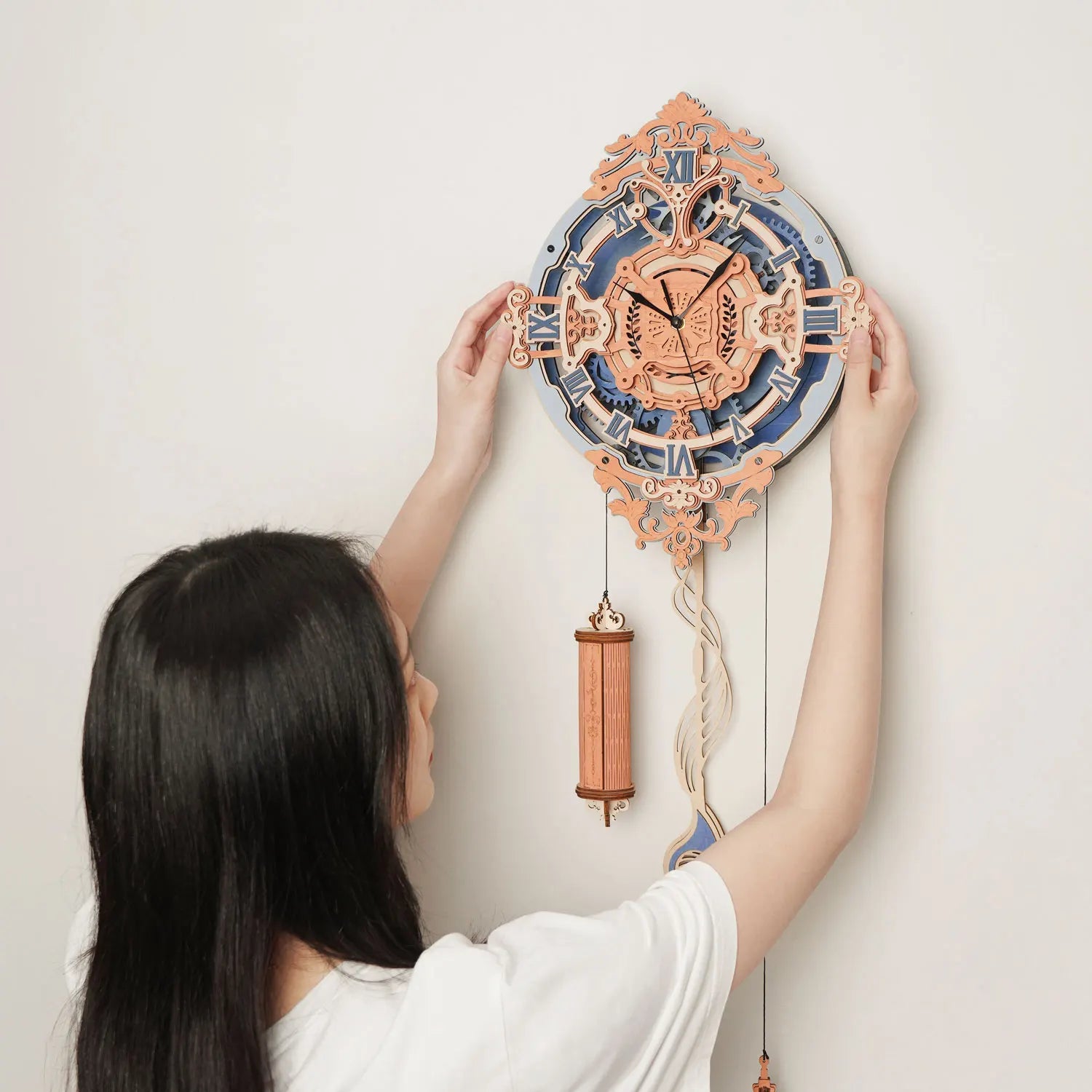 Robotime LC701 Wall Clock Kit – DIY Mechanical Design