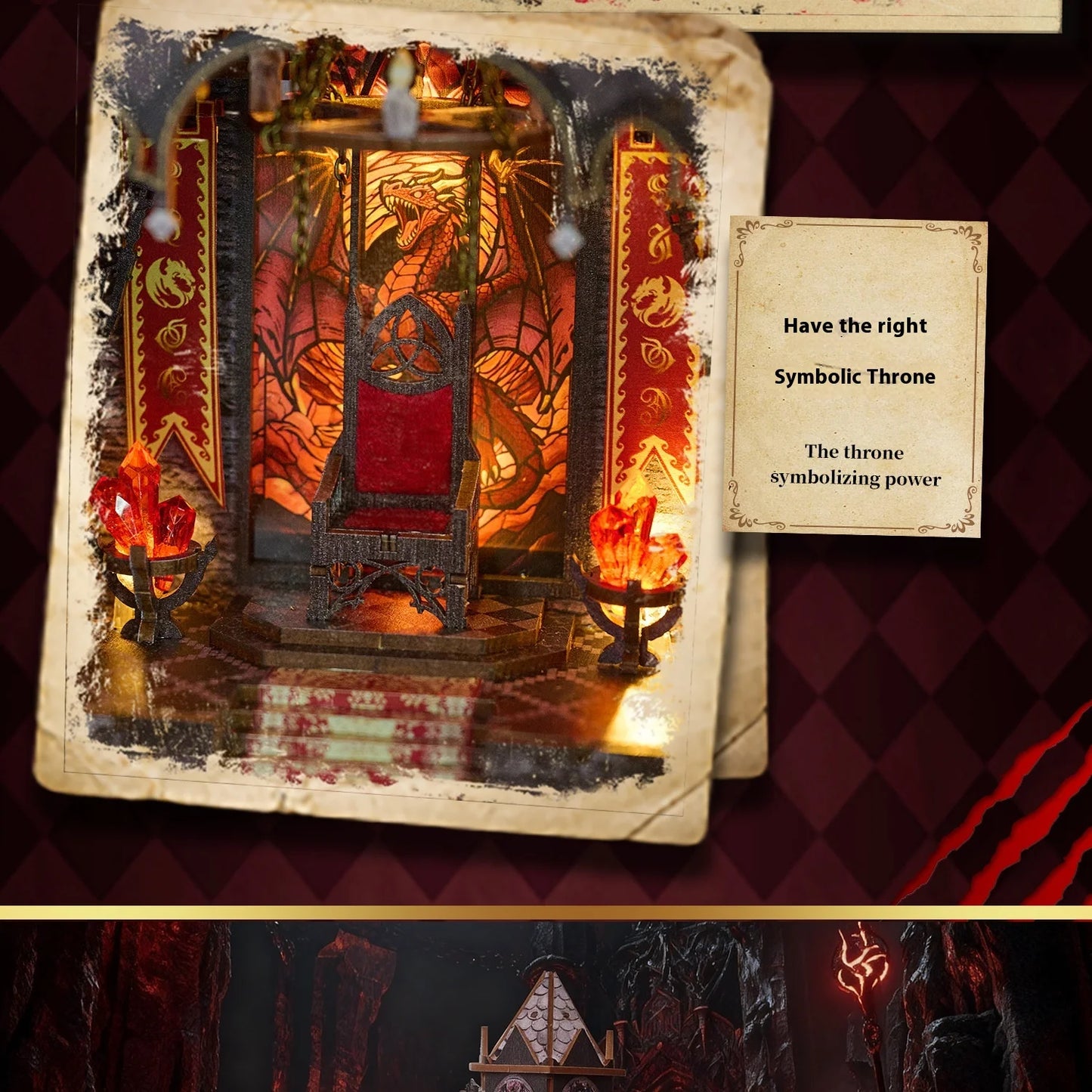 Spire of the Wyrm DIY Book Nook Kit Book Nook Kit Australia