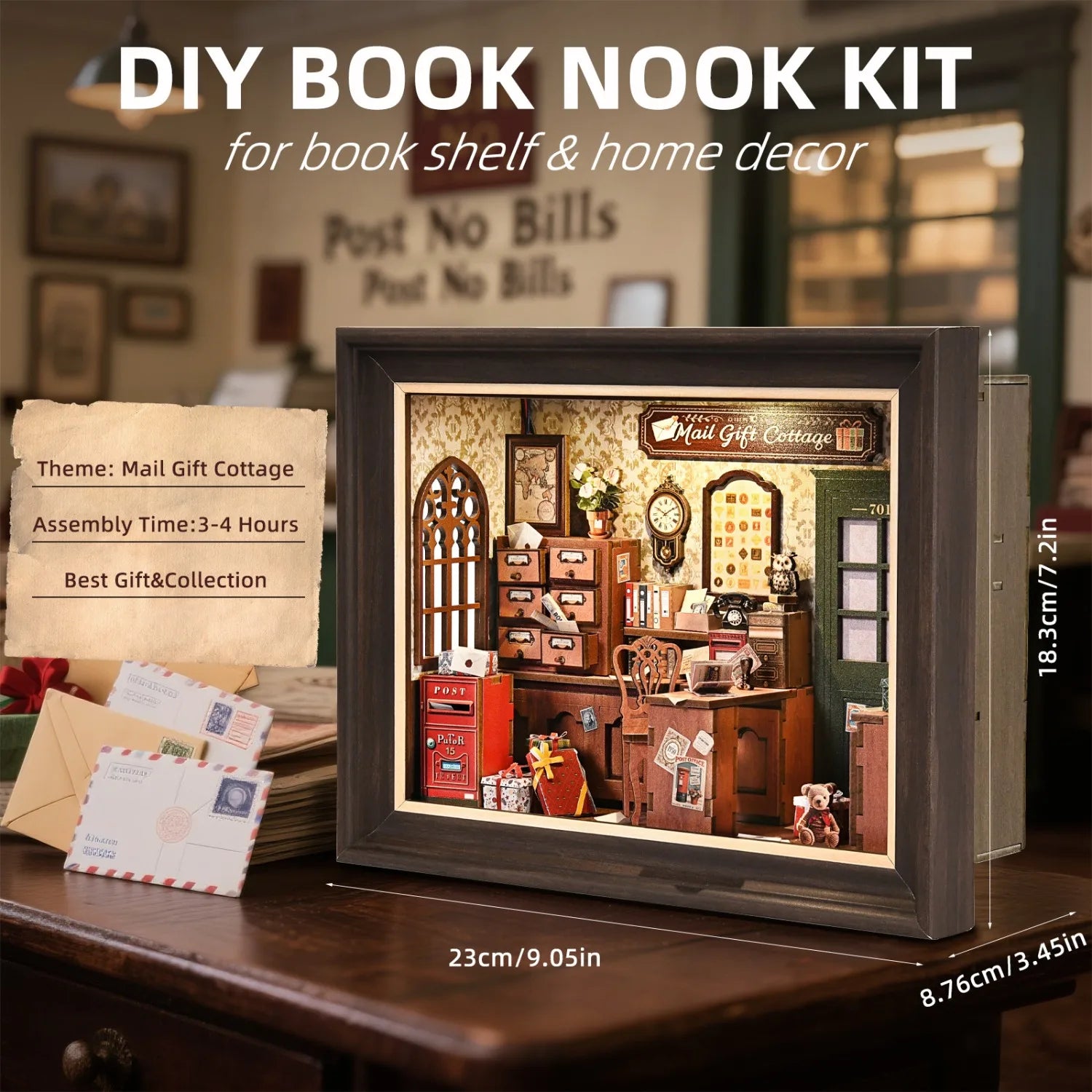 Mail Gift Cottage DIY Book Nook Kit Book Nook Kit Australia