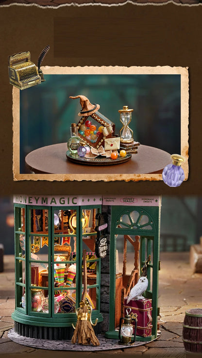 B-045 DIY Miniature House Kit Book Nook Kit Australia