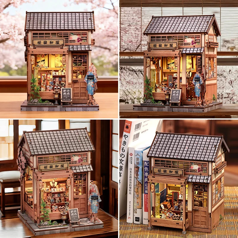 Sakura Kimono Shop DIY Book Nook Kit - Image 5