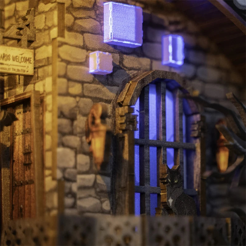 YQ-04-S DIY Miniature House Kit Book Nook Kit Australia