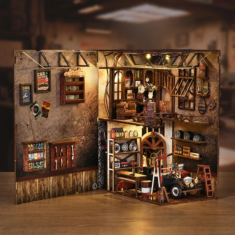 Craftsmanship Repair Shop DIY Book Nook Kit - Image 4