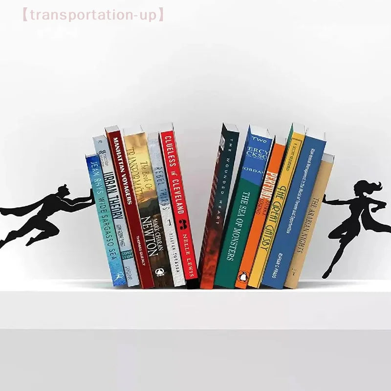 Superhero Metal Bookend Figurine – Desktop Book Storage