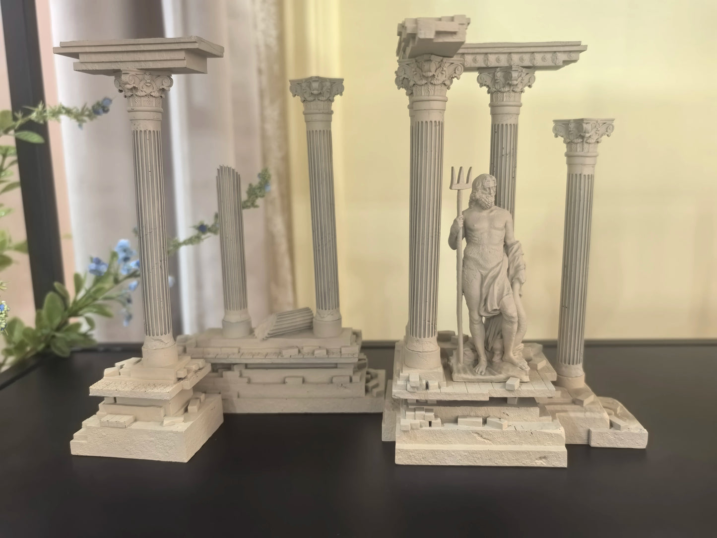 Retro Roman Architecture Resin Figurine – LTCP-407 Series